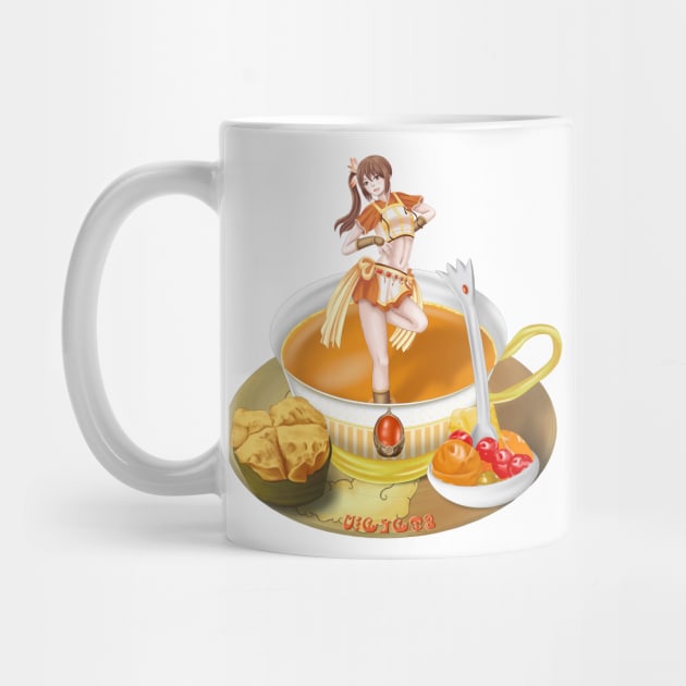 Tsuruno Yui in a Teacup by Antonydraws